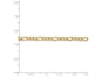 FJC Finejewelers 20 Inch 14k Yellow Gold 3.5mm Semi-solid Figaro Chain Necklace