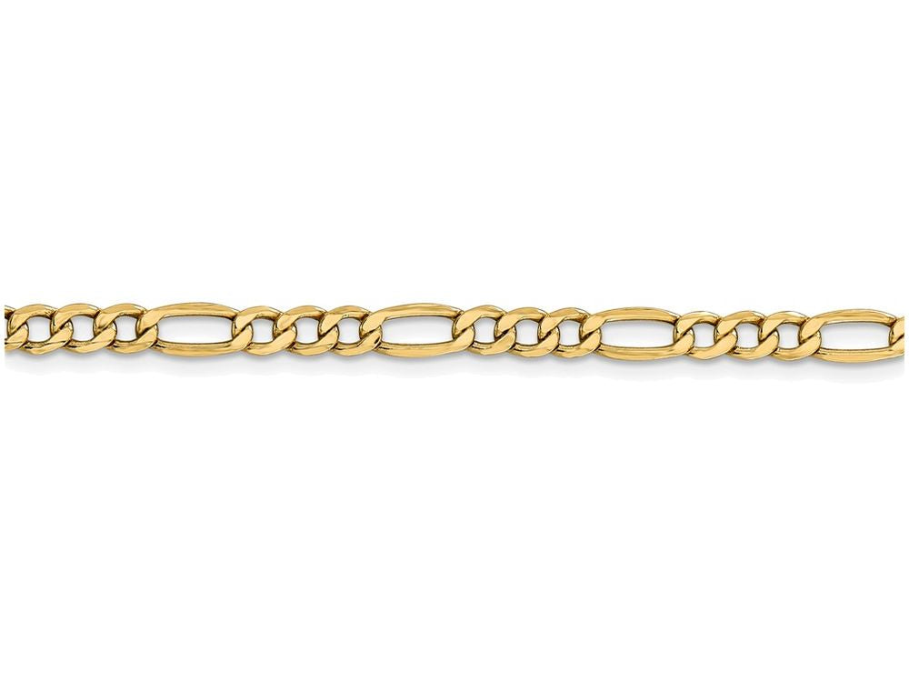 FJC Finejewelers 7 Inch 14k Yellow Gold 4.75mm Semi-solid Figaro Chain Bracelet