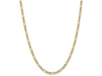 FJC Finejewelers 7 Inch 14k Yellow Gold 4.75mm Semi-solid Figaro Chain Bracelet