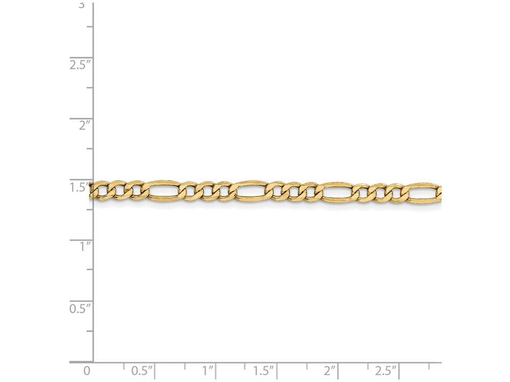 FJC Finejewelers 8 Inch 14k Yellow Gold 4.75mm Semi-solid Figaro Chain Bracelet