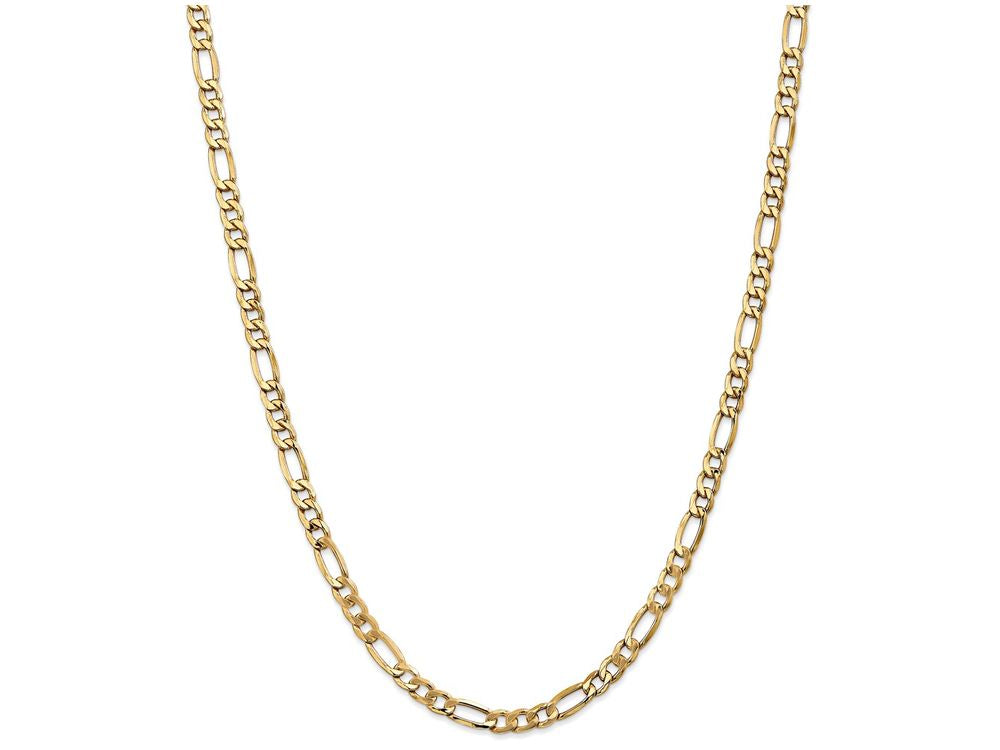 FJC Finejewelers 20 Inch 14k Yellow Gold 5.35mm Semi-solid Figaro Chain Necklace