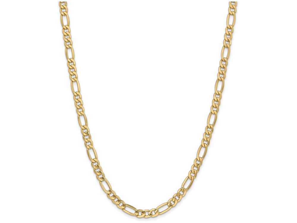 FJC Finejewelers 18 Inch 14k Yellow Gold 6.6mm Semi-solid Figaro Chain Necklace