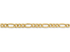 FJC Finejewelers 8 Inch 14k Yellow Gold 6.6mm Semi-solid Figaro Chain Bracelet