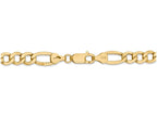 FJC Finejewelers 18 Inch 14k Yellow Gold 7.3mm Semi-solid Figaro Chain Necklace