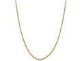 FJC Finejewelers 18 Inch 14k Yellow Gold 2mm Byzantine Chain Necklace