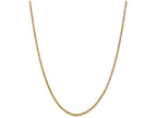 FJC Finejewelers 18 Inch 14k Yellow Gold 2mm Byzantine Chain Necklace