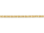 FJC Finejewelers 24 Inch 14k Yellow Gold 2mm Byzantine Chain Necklace
