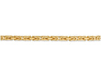FJC Finejewelers 16 Inch 14k Yellow Gold 2.5mm Byzantine Chain Necklace
