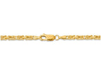 FJC Finejewelers 18 Inch 14k Yellow Gold 2.5mm Byzantine Chain Necklace