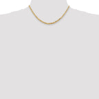 FJC Finejewelers 16 Inch 14k 3.25mm Byzantine Chain Necklace