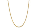 FJC Finejewelers 16 Inch 14k 3.25mm Byzantine Chain Necklace