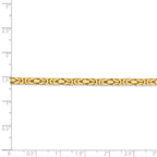 FJC Finejewelers 18 Inch 14k 3.25mm Byzantine Chain Necklace