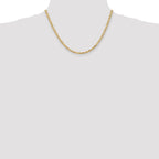 FJC Finejewelers 18 Inch 14k 3.25mm Byzantine Chain Necklace