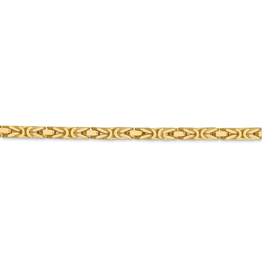 FJC Finejewelers 18 Inch 14k 3.25mm Byzantine Chain Necklace