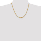 FJC Finejewelers 20 Inch 14k 3.25mm Byzantine Chain Necklace