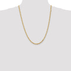 FJC Finejewelers 24 Inch 14k 3.25mm Byzantine Chain Necklace