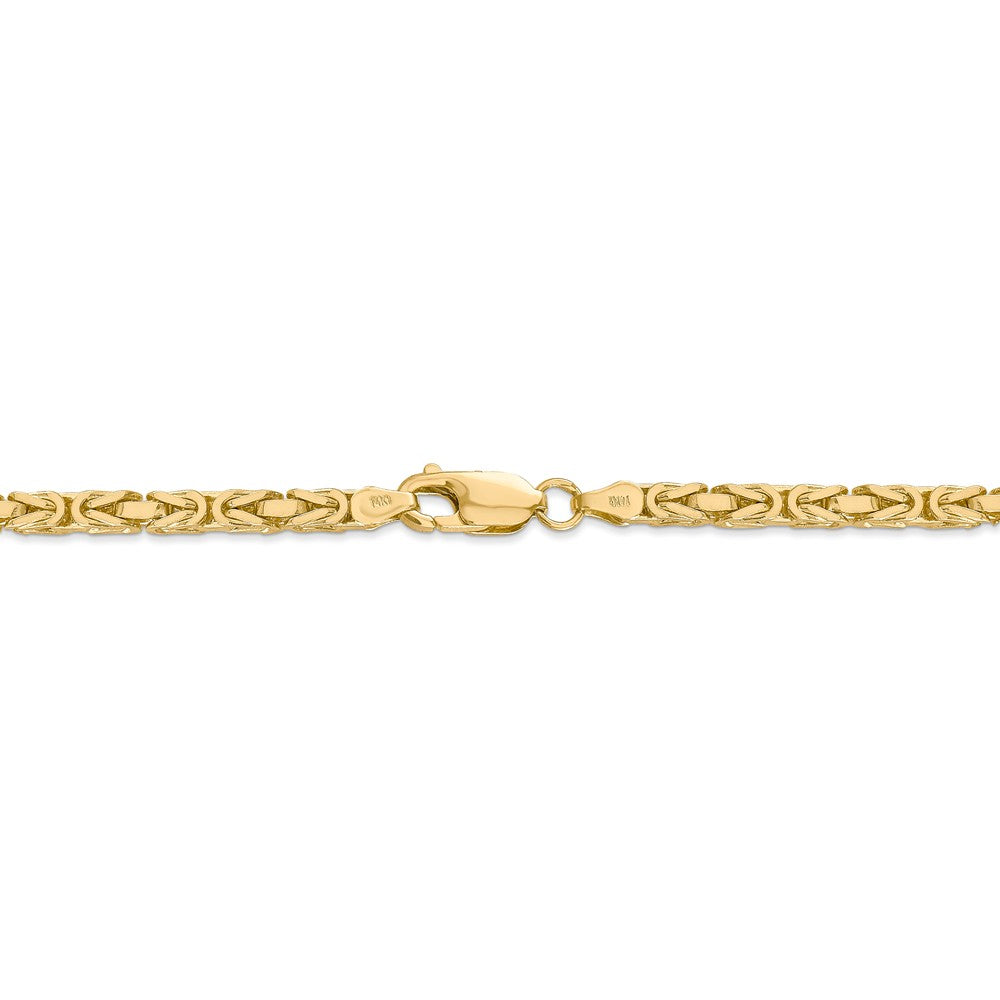 FJC Finejewelers 24 Inch 14k 3.25mm Byzantine Chain Necklace