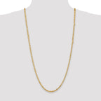 FJC Finejewelers 30 Inch 14k 3.25mm Byzantine Chain Necklace