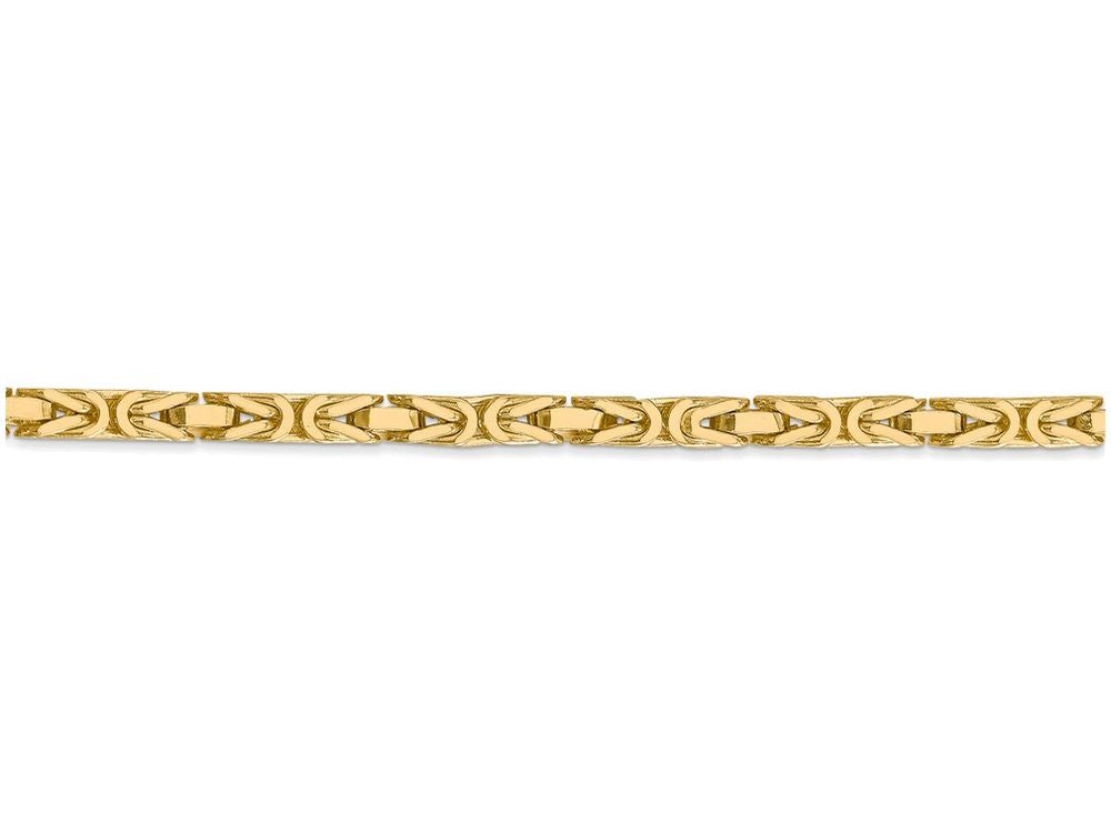 FJC Finejewelers 8 Inch 14k Yellow Gold 3.25mm Byzantine Chain Bracelet