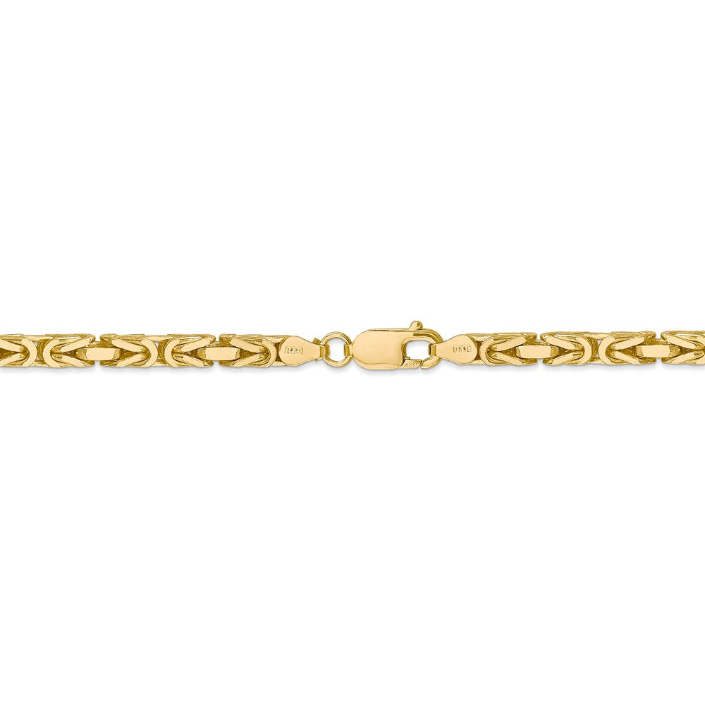 FJC Finejewelers 30 Inch 14k 4mm Byzantine Chain Necklace