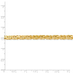 FJC Finejewelers 30 Inch 14k 4mm Byzantine Chain Necklace