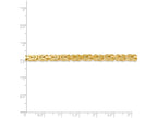 FJC Finejewelers 7 Inch 14k Yellow Gold 4mm Byzantine Chain Bracelet