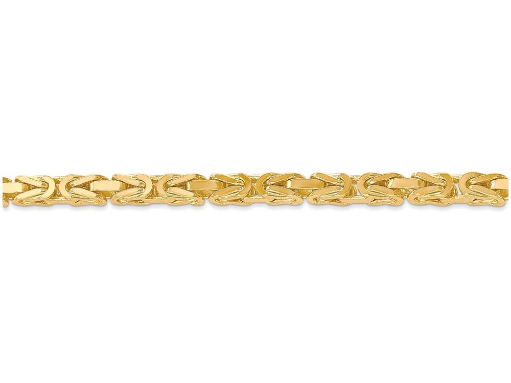 FJC Finejewelers 8 Inch 14k Yellow Gold 4mm Byzantine Chain Bracelet