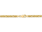 FJC Finejewelers 8 Inch 14k Yellow Gold 4mm Byzantine Chain Bracelet