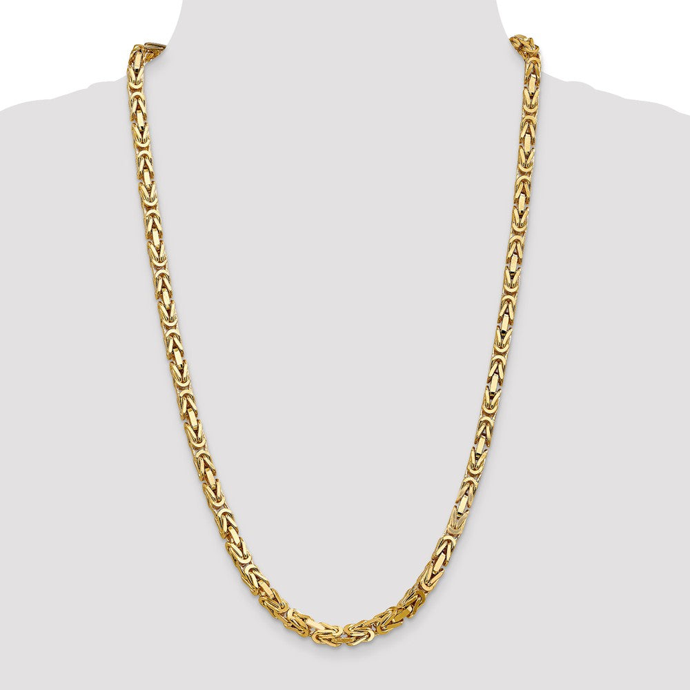 FJC Finejewelers 20 Inch 14k 5.25mm Byzantine Chain Necklace
