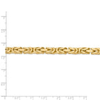 FJC Finejewelers 24 Inch 14k 5.25mm Byzantine Chain Necklace
