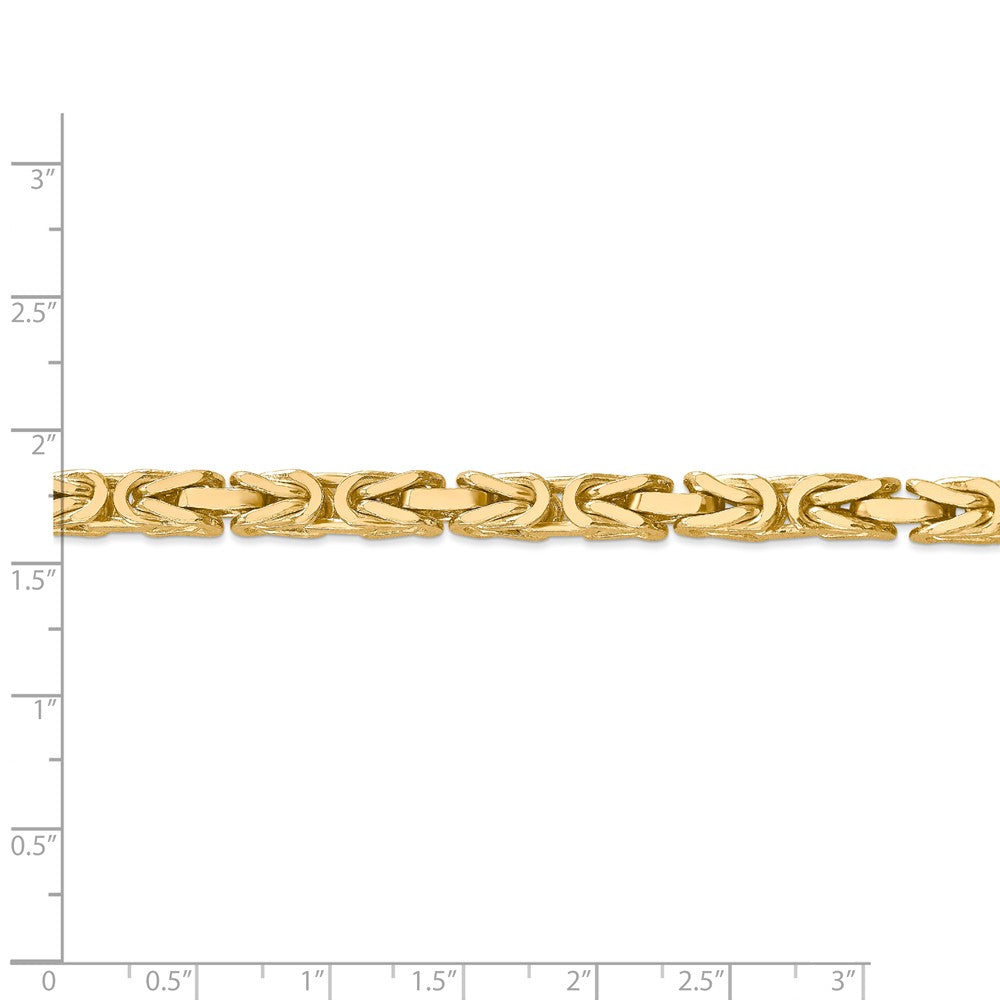 FJC Finejewelers 24 Inch 14k 5.25mm Byzantine Chain Necklace