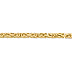 FJC Finejewelers 24 Inch 14k 5.25mm Byzantine Chain Necklace