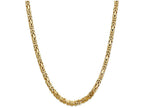FJC Finejewelers 24 Inch 14k 5.25mm Byzantine Chain Necklace