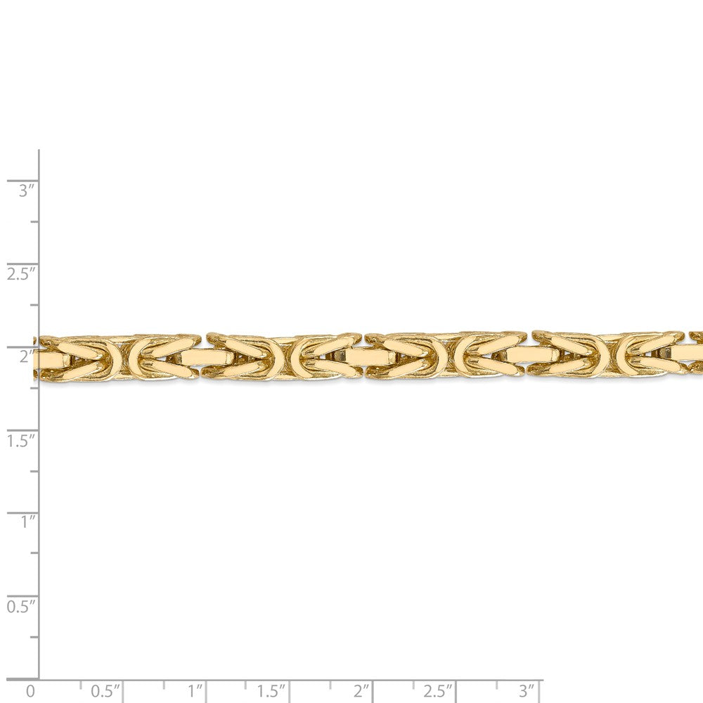 FJC Finejewelers 24 Inch 14k 6.50mm Byzantine Chain Necklace