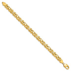 FJC Finejewelers 8 Inch 14k 6.50mm Byzantine Chain Bracelet