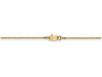 FJC Finejewelers 9 Inch 14k Yellow Gold .90mm Box Chain Ankle Bracelet (Smaller Ankles)