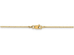 FJC Finejewelers 24 Inch 14k Yellow Gold 1.0mm Box Chain Necklace with a Lobster Lock.