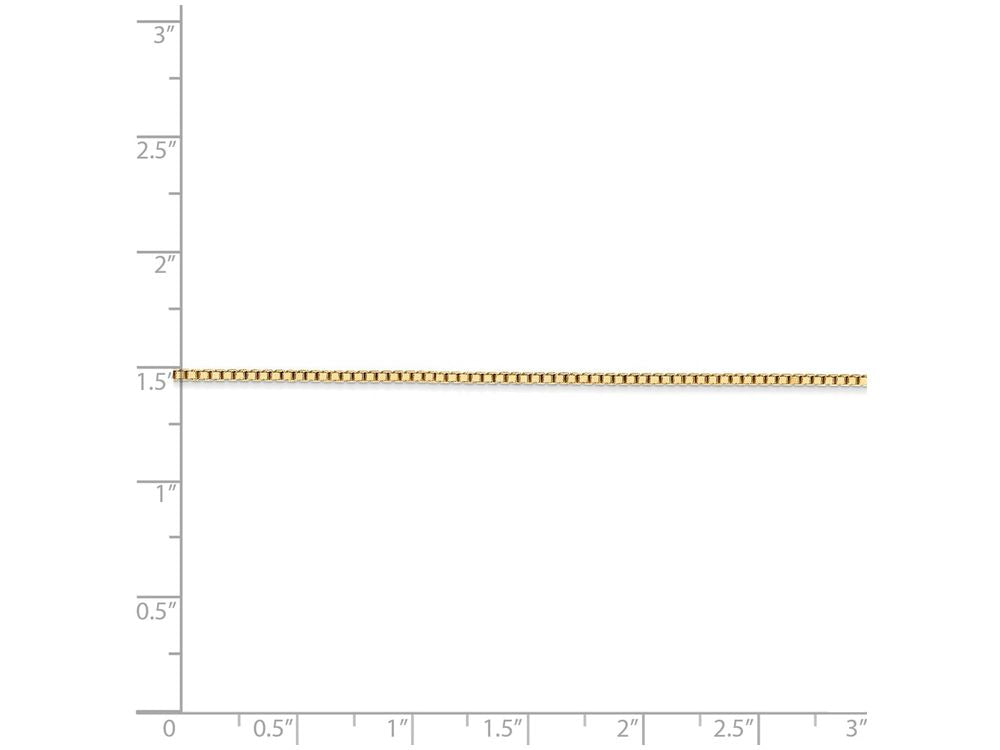 FJC Finejewelers 30 Inch 14k Yellow Gold 1.3mm Box Chain Necklace