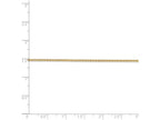 FJC Finejewelers 7 Inch 14k Yellow Gold 1.3mm Box Chain Bracelet