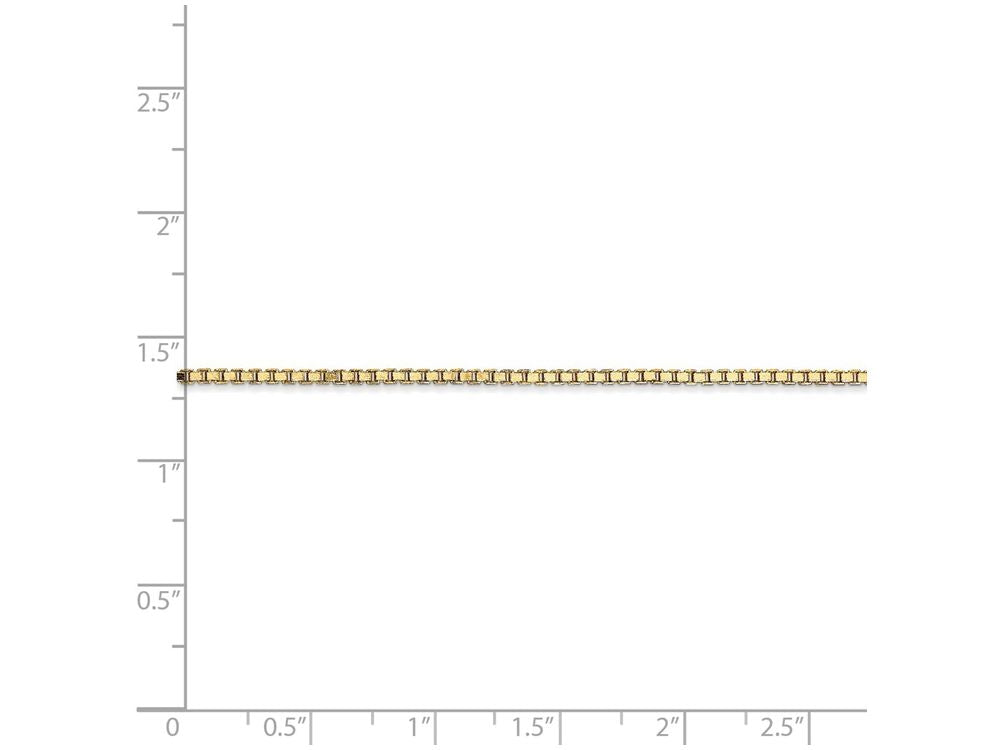 FJC Finejewelers 7 Inch 14k Yellow Gold 1.5mm Box Chain Bracelet