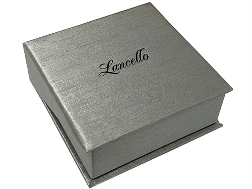 Lancello Tungsten 8mm Yellow IP Plating Etched Wedding Band