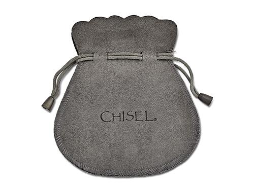 Chisel Stainless Steel 4mm August Light Green CZ Ring