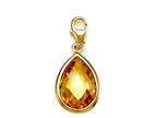 Finejewelers November Simulated Birth Month Pear Shape Charm for Charm Braclelet or Smartphone using our Smartphone Plug