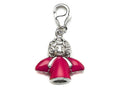 Finejewelers Pink Enamel Angel Charm for Charm Braclelet or Smartphone using our Smartphone Plug