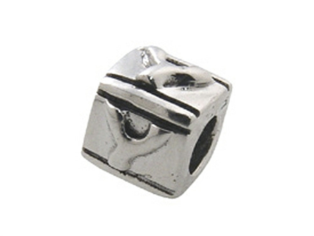 Zable™ Sterling Silver Block Y-Letter Bead / Charm