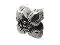 Zable™ Sterling Silver Flower-Big Leaves Bead / Charm