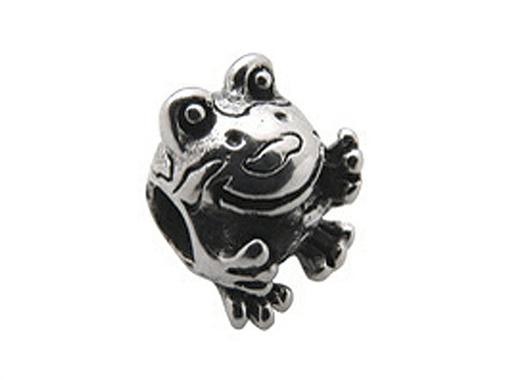Zable™ Sterling Silver Frog Bead / Charm