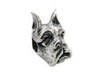 Zable™ Sterling Silver Boxer Dog Face Compatible Pandora Compatible Bead / Charm