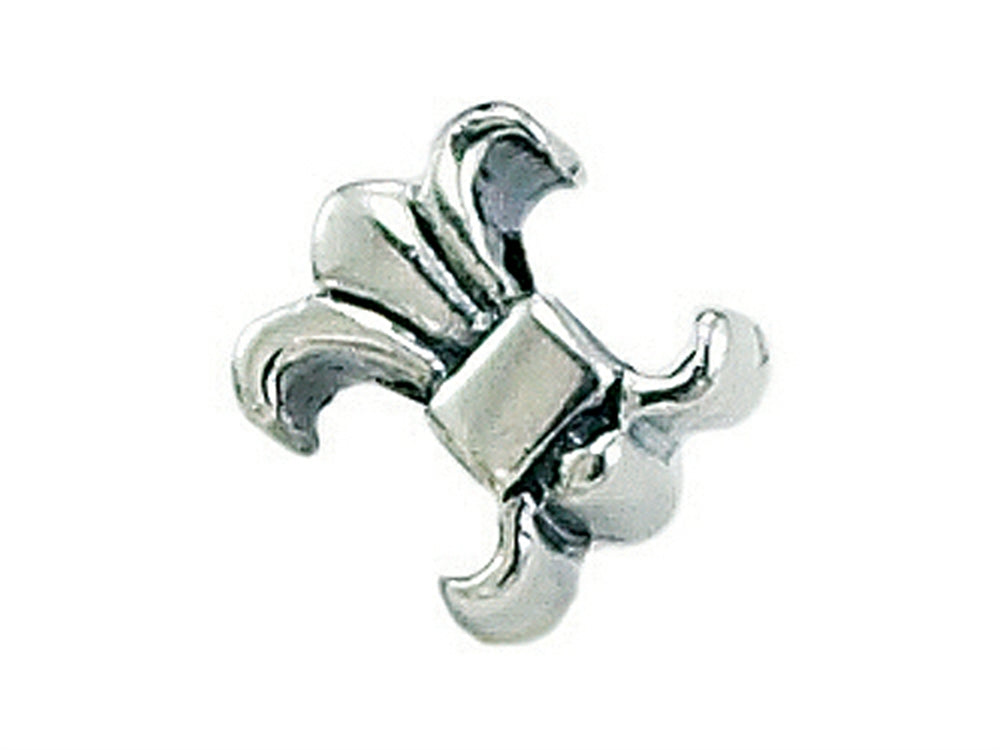 Zable™ Sterling Silver Fleur-De-Lys Bead / Charm