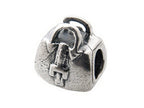 Zable™ Sterling Silver Purse Bead / Charm